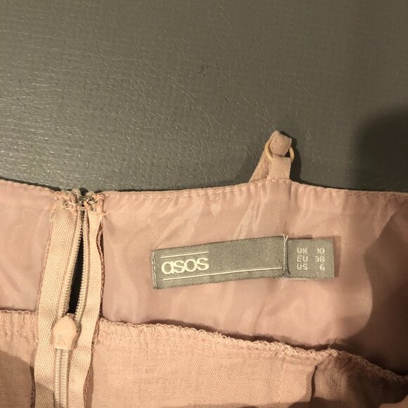 ASOS Linen Ruffle Cami Jumpsuit - Picture 3 of 6